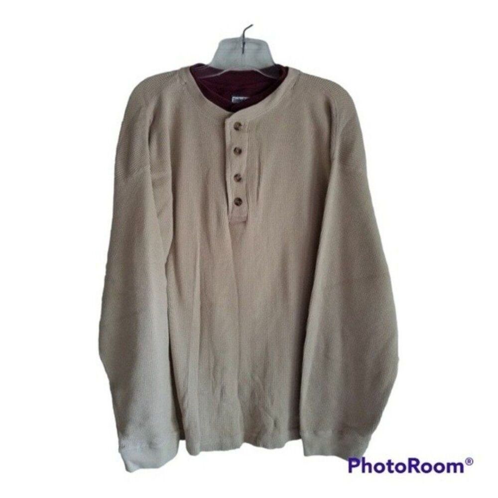 Timberland Pro Series Henley Long Sleeve Thermal Heavyweight Shirt